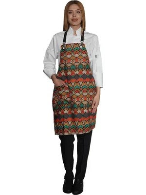 Marka Columbia Desenli Çok Renkli Askılı Önlük