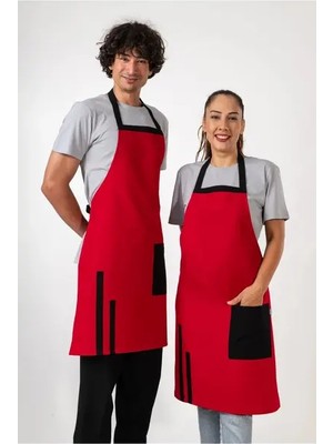 Efes Model Önlük Kırmızı