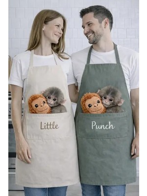 Ays Home Punch Maymun ve Orangutan Mutfak Önlüğü Seti