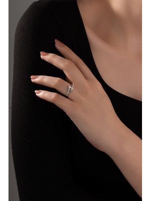 Spossy Silver Jewelry Yılan Yüzük