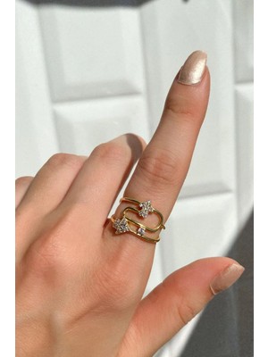 Spossy Silver Jewelry Ok Zarif Tasarım Yüzük