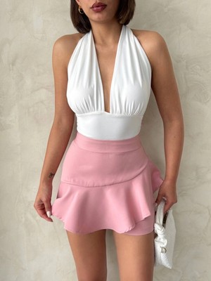 Shoplet Vnlu Fırfırlı Şort S24683