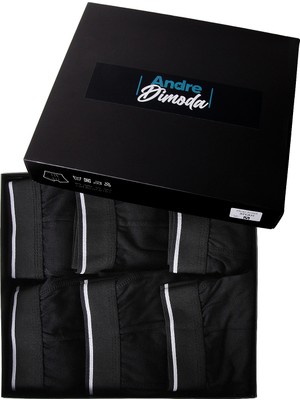 Merish Erkek 6'lı Boxer 1. Sınıf Kumaş Premium Paket Özel Dizayn. Düz Likralı Boxer Şort Çeyizlik Hediyelik Kutulu Ürün