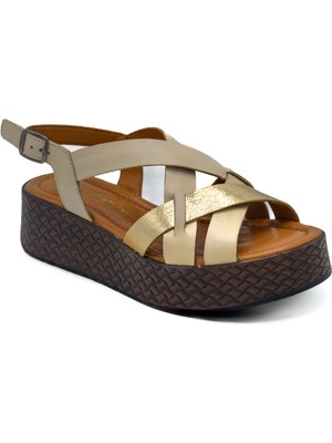 Venüs Dolgu Topuklu Kadın Sandalet 2409943Y