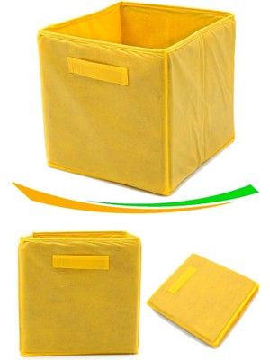 Shoplet Çok Amaçlı Dolap Içi Düzenleyici Kutu - Sarı