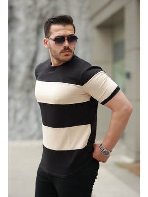 Janes Erkek Parçalı Renk Kısa Kollu Tişört