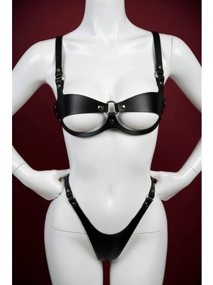 Luna Vanessa Sevgililer Günü Body Deri Gecelik -2188-SVGI-GE-S