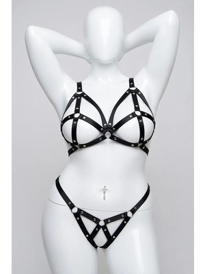 Luna Vanessa Sevgililer Günü Body Deri Gecelik -2156-SVGI-GE-XS