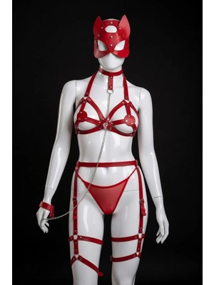 Luna Vanessa Sevgililer Günü Body Deri Gecelik -2065-SVGI-GE-K-2XL