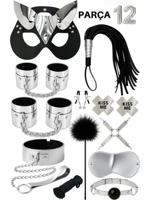 Luna Vanessa Çeyiz Için Esaret Deri Gecelik -4030-CYZ-GE-2XL