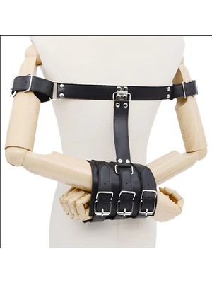 Luna Vanessa Çeyiz Için Esaret Deri Gecelik -8081-CYZ-GE-2XL