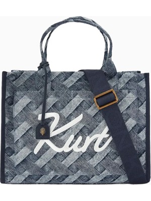 Kurt Geiger Denim Kurt Tote Kadın Omuz Çantası