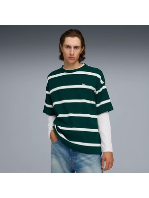 Puma Erkek Yeşil Puma Select Essentials Waffle Tee Yeşil Erkek T-Shirt