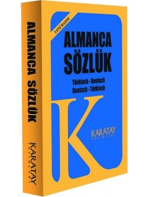 Karatay Yayınları Almanca Sözlük Mesleki Hazırlık Kitabı 384 Sayfa Yeni Basım