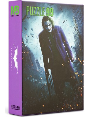Mabbels Warner Bros 99 Parça Joker Puzzle Özel Desenli Zorlu Puzzle Eğlenceli Aktivite