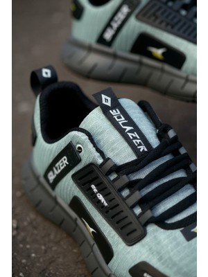 Solazer Erkek Sneaker Su Yeşili Spor Yürüyüş Ayakkabısı