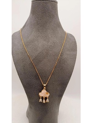 Tılsım Accesories Çelik Bulut Gold Kolye
