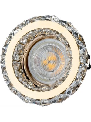 Cata 10 Adet Yuvarlak Gold Cam Spot Ampul ve Duy Dahil CT-6640 Melinda