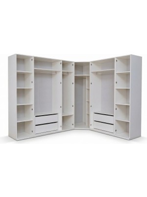 Doressa Hella 5 Kapılı 3 Aynalı  Gardırop