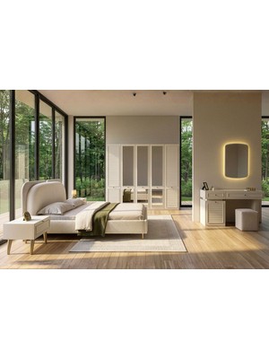 Doressa Hella 5 Kapılı 3 Aynalı Yatak Odası Takımı