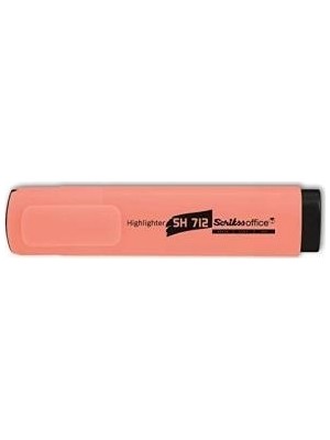 Scrikss SH712 Pastel Turuncu Fosforku Kalem 1 Adet Süper Dayanıklı Fiber Uç