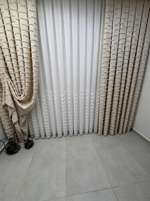 Nivemes Home Nivemeshome Duru  1/3  Pileli  Tül Perde Apm
