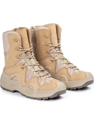 Vogel Tactical Vogel M1491 Fermuarlı Bej Askeri Bot M1491