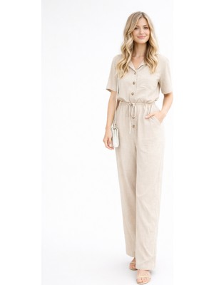 Barbora Keten Günlük Tulum