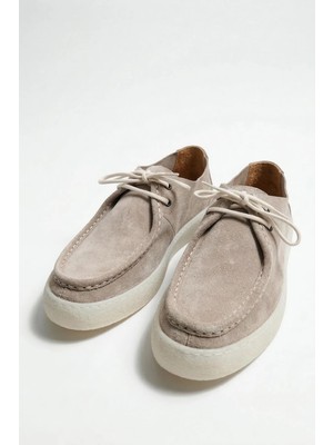 Antioch Taş Yumuşak Dikişli Burun Deri Ayakkabı