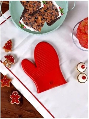  silikon fırın eldiven kırmızı