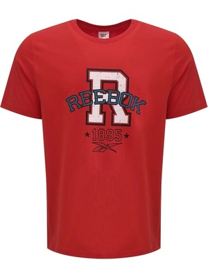 Reebok Centa Tee Lc 6164 0 Yaka Erkek Tshirt - Kirmizi