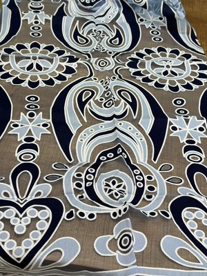 Gönülden Tasarım 136X56 cm Tül Çiçekli Renkli Parça Kumaş