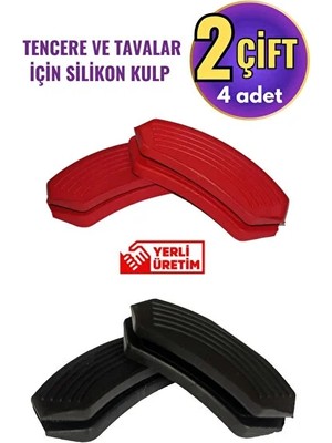  silikon tencere tava tutacağı yanmaz yapışmaz tutamaç eldiven 9x4 cm renkli 2 çift 4 adetten oluşur