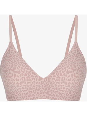 Penti Pembe Invisible Görünmez Ribbed Üçgen Sütyen