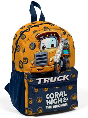 Coral High Minik Yuva Sırt Çantası Truck Desenli Iki Bölmeli 33261