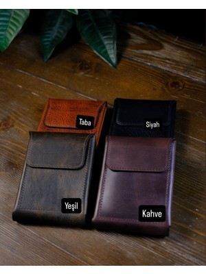 Eonaks King - Ince Tasarım Hakiki Gerçek Deri Cüzdan ve Kartlık