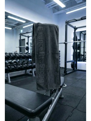 Anılsan Bfs Antrasit Sporcu Havlusu 30X120 %100 Pamuk - Yüksek Emicilik, Hafif