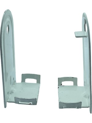 MorPerde Boru Sonu Tıpa Metal Kısa Ayağı Krem Takım (Set)