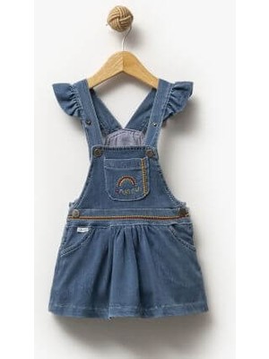 Overdo Gökkuşağı Nakışlı Kot Jile Mavi