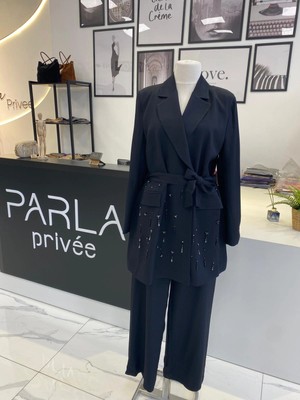 Otto Desigen Boncuk Işlemeli Takım