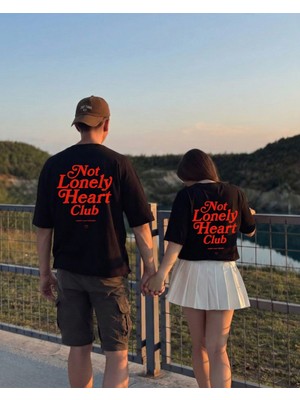 Azura Club Heart Club Baskılı Unisex T-Shirt