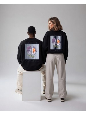 Azura Club Oyster Baskılı Unisex Sweatshirt