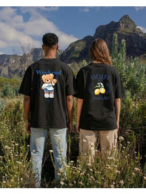 Azura Club Amalfi Baskılı Unisex T-Shirt