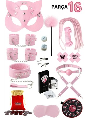 Luna Vanessa Yılbaşına Özel Esaret Deri Iç Çamaşırı Takımı -4044-YLBS-TK-M