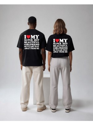 Azura Club Love My Girlfriend Baskılı Unisex T-Shirt