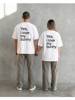 Azura Club Love My Bunny Baskılı Unisex T-Shirt