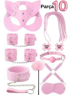 Luna Vanessa Yılbaşına Özel Esaret Deri Iç Çamaşırı Takımı -4032-YLBS-TK-XL