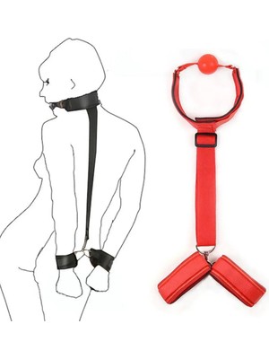 Luna Vanessa Esaret Deri Iç Çamaşırı Takımı -8030-AYS-TK-K-XL