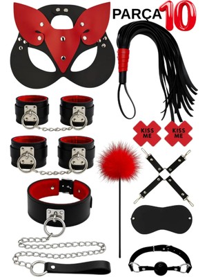 Luna Vanessa Çeyiz Için Esaret Deri Iç Çamaşırı Takımı -4017-CYZ-TK-XL