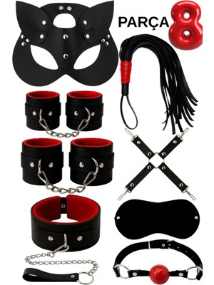 Luna Vanessa Çeyiz Için Esaret Deri Iç Çamaşırı Takımı -4006-CYZ-TK-XS